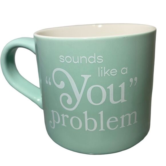 Park Lane Green Dining Mug with Elegant Handle - Picture 1 of 3